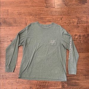 Vineyard Vines Green Long Sleeve Tee